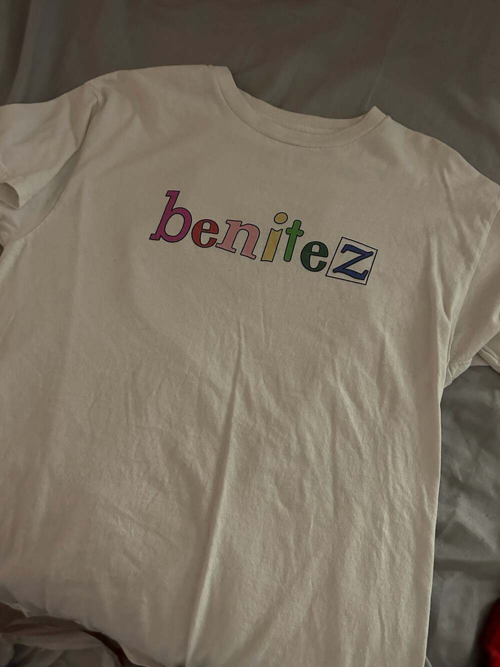 Benitez by Baylen Levine Multicolor Graphic Logo T-Shirt
